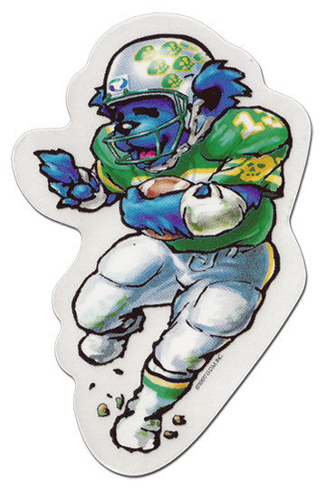 Sports Bear - Football die-cut decal