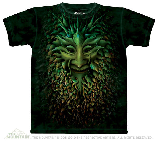 Greenman tie-dye T-shirt - S