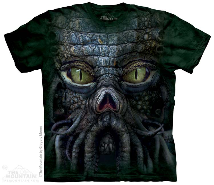 Big Face Cthulhu T-shirt - stock XXL