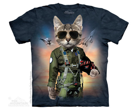 Tom Cat tie-dye T-shirt - stock 4XL