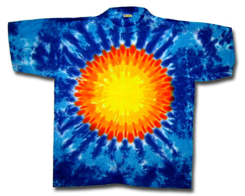 Blue Sun tie-dye T-shirt