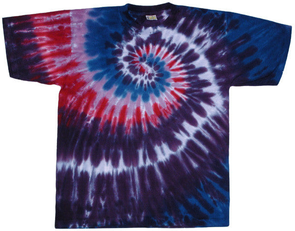 Cranberry Spiral tie-dye T-shirt - size S