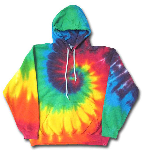 Rainbow Spiral hooded sweatshirt